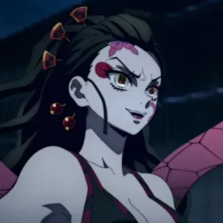 🕊 dbe195ae Daki Demon Slayer Anime, Demon Slayer, Daki, Demone, Ragazza Anime, Villain telegram sticker