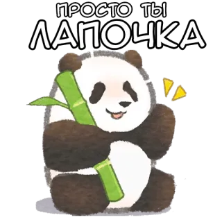 Ежедневная панда @Nyasticks telegram stickers