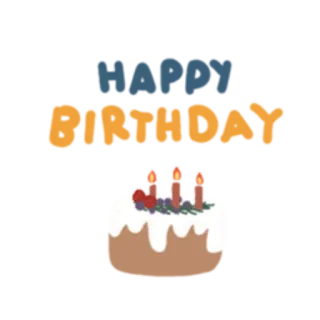 🎂 93842d99 HAPPY BIRTHDAY 생일, 행복, 케이크, 축하 telegram sticker