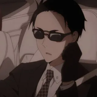 💸 1950e962 Anime, Détective, Costume, Lunettes, Personnage, Homme telegram sticker