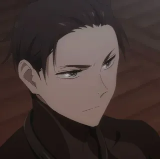 💸 eb2a3075 Animé, Homme, Portrait, Personnage, Sérieux telegram sticker