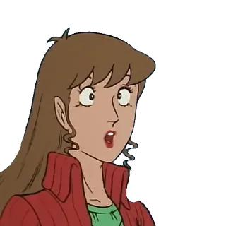 😶 156ad61e การ์ตูน, ผู้หญิง, อนิเมะ, ตกใจ, ประหลาดใจ telegram sticker