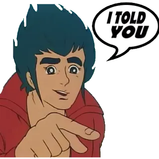 👈 42ec9b94 I TOLD YOU การ์ตูน, ผู้ชาย, คำพูด, ชี้, ฉันบอกแล้ว telegram sticker