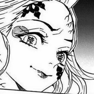 💄 44625fc6 Daki Demon Slayer Anime, Demonio, Daki, Kimetsu no Yaiba, Luna Superior Seis, Personaje whatsapp sticker