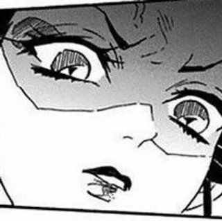 💄 6a2df152 Anime, Manga, Cara, Expresión, Retrato whatsapp sticker