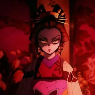 💄 87a95e61 Demon Slayer, Anime, Cultura Japonesa, Geisha, Arte de Personajes whatsapp sticker