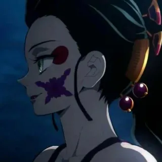 💄 9822126c Daki Demon Slayer Daki, Demon Slayer, Anime, Demonio, Personaje femenino whatsapp sticker