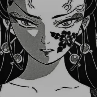 🪐 b033b41d Daki Demon Slayer อนิเมะ, ปีศาจ, ดาคิ, ดาบพิฆาตอสูร, ผู้หญิง, ตัวละคร telegram sticker