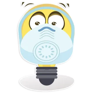 Мне до лампочки @geradesign telegram stickers