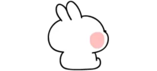 🧸 315f8c97 lapin, mignon, lapin, animal, kawaii telegram sticker