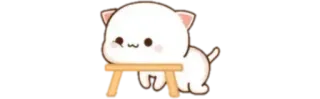🧸 e04c9345 mignon, chat, chaton, kawaii, animal, dessin animé telegram sticker