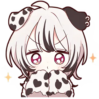 🥺 1fd47872 Anime, Fofo, Cachorro, Desenho animado, Kawaii, Sticker telegram sticker