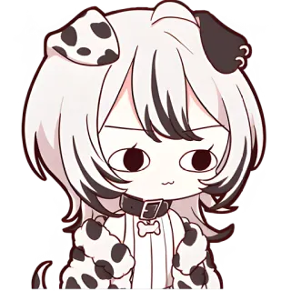 😳 e583a9cb cachorro, anime, desenho animado, mangá, fofo, animal, animal de estimação telegram sticker