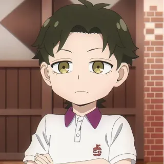 🪨 8e72e0b0 Emile Elman Spy × Family Аниме, Семья шпиона, Эмиль Эльман, Персонаж, Мультфильм, Школьная форма telegram sticker