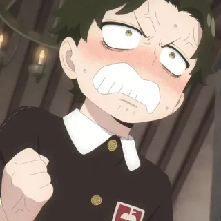 💶 dd71af0e Damian Desmond Spy x Family Аниме, Дамиан Десмонд, Spy x Family, Злой, Мультфильм, Школьная форма telegram sticker