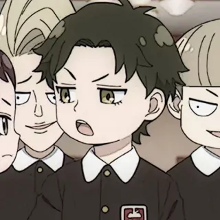 🌄 2b64f760 Damian Desmond Spy x Family Anime, Spy x Family, Damian Desmond, Damian, Dibujos animados, Uniforme escolar telegram sticker