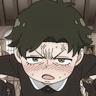 🌄 b6e6c592 Damian Desmond Spy x Family Anime, Spy x Family, Damian Desmond, Enojado, Chico Anime telegram sticker