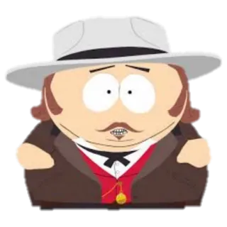 🤵 45825c40 Cartman South Park kreskówka, South Park, postać, śmieszne, Eric Cartman telegram sticker