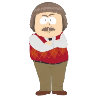👨 be19b4df Mr. Herbert Garrison South Park Kreskówka, South Park, Pan Garrison, Postać, Nauczyciel telegram sticker