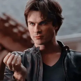 🎭 15de220b Damon Salvatore The Vampire Diaries Damon Salvatore, The Vampire Diaries, Wampir, Dramat, Nadprzyrodzone, Telewizja telegram sticker