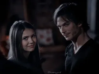 🎭 56a52499 Elena Gilbert The Vampire Diaries Elena Gilbert, Ian Somerhalder, Nina Dobrev, Serial TV, Fantasy, Romans telegram sticker