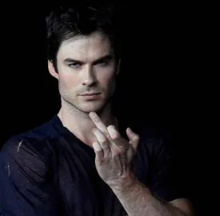 🖕 63451b9a jari tengah, menyinggung, kasar, gestur, pria, potret whatsapp sticker