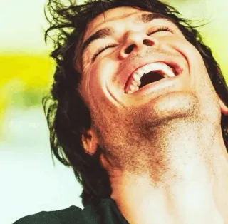 😂 92877be5 pria, tertawa, bahagia, tersenyum, potret, close-up whatsapp sticker