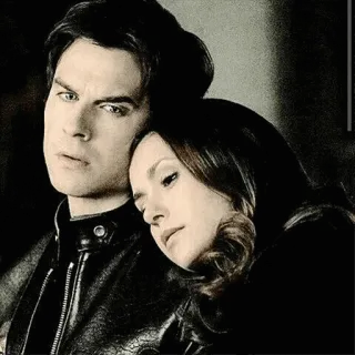 🖤 0c4025d3 Elena Gilbert The Vampire Diaries ma cà rồng, TV, cặp đôi, tình yêu, siêu nhiên telegram sticker