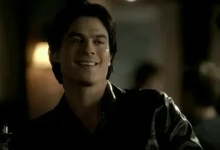 🖤 59a1434d Damon Salvatore The Vampire Diaries ma cà rồng, Ian Somerhalder, Damon, Salvatore, phim truyền hình telegram sticker