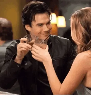 Damon Salvatore @FuckingSomerhalder telegram stickers