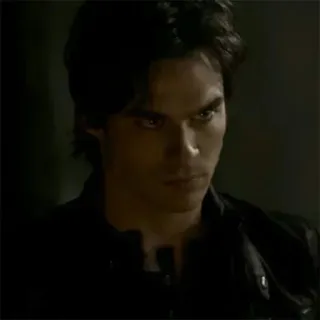 🖤 b0f0ee2f Damon Salvatore The Vampire Diaries ma cà rồng, tối tăm, huyền bí, u sầu, siêu nhiên telegram sticker