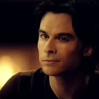 🍷 34ce1295 Damon Salvatore The Vampire Diaries デイモン・サルバトーレ, ヴァンパイア・ダイアリーズ, ヴァンパイア, イアン・サマーホルダー, 海外ドラマ telegram sticker