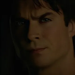 🩸 061877cd Damon Salvatore The Vampire Diaries vampir, acara TV, karakter, Ian Somerhalder, drama, supranatural whatsapp sticker