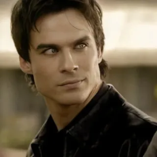 🩸 1867dc48 Damon Salvatore The Vampire Diaries vampir, acara TV, fantasi, aktor, supranatural, drama whatsapp sticker