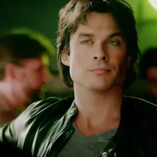 🩸 5260cfc4 Damon Salvatore The Vampire Diaries vampir, acara TV, Damon, Salvatore, Ian Somerhalder whatsapp sticker