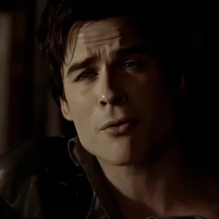 🩸 d88c4d4d Damon Salvatore The Vampire Diaries vampir, drama remaja, supranatural, aktor, acara tv whatsapp sticker