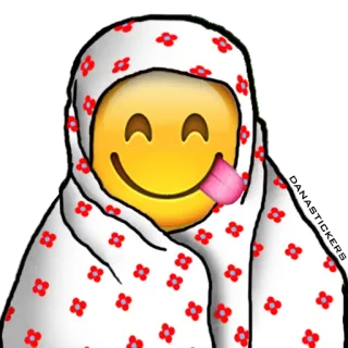 😋 bf8f96e6 Emoji, Senyum, Selimut, Senang, Lidah telegram sticker