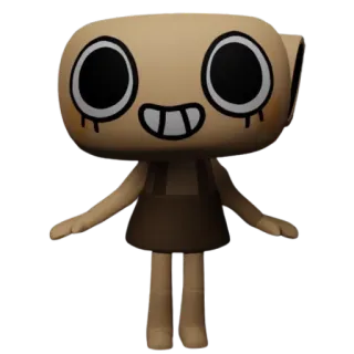 🐚 1036c6db boneca, figura, desenho, personagem, estranho, brinquedo telegram sticker