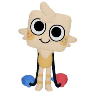 🙂 d646004a boneca, brinquedo, fofo, desenho animado, personagem, pelúcia, amigável, sorrindo telegram sticker