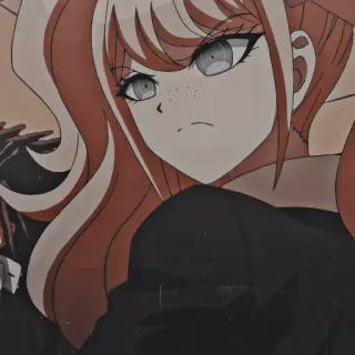 😠 3e4b72dc Junko Enoshima Danganronpa อนิเมะ, ตัวละคร, จุนโกะ, Danganronpa telegram sticker