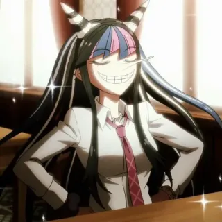 🤥 761e9dda Ibuki Mioda Danganronpa อนิเมะ, อิบุกิ มิโอดะ, ดันกันรอนปะ, ตัวละคร, ภาพประกอบ telegram sticker