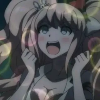 🥰 87cb993c Junko Enoshima Danganronpa อนิเมะ, ตัวละคร, แฟนอาร์ต, จุนโกะ เอนoshima, Danganronpa telegram sticker