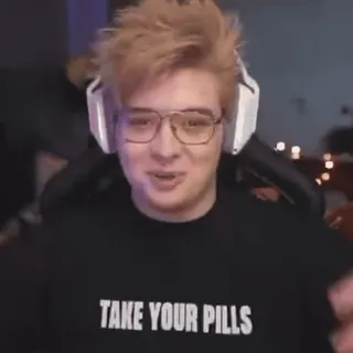 🖕 9800c0b7 TAKE YOUR PILLS mental health, pills, medicine, health telegram sticker