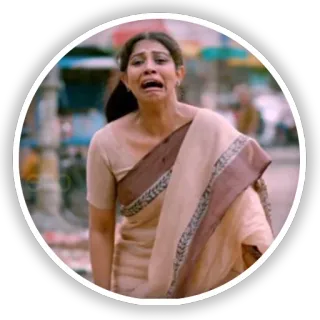 😭 0809ac54 울음, 슬픈, 여자, 감정적, 괴로운, 화난, 두려움 telegram sticker