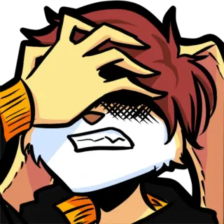 🤦‍♂️ a645f28e stressé, anxieux, lapin, frustré, inquiet telegram sticker