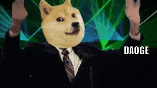 🕺 6b2eea9f doge DAOge doge, 梗, 狗, 搞笑, 网络迷因 telegram sticker