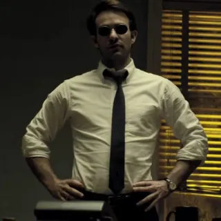 🥊 53598627 Daredevil Daredevil (TV series) marvel, superhero, buta, pembela telegram sticker