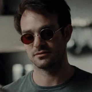 🛐 2900a869 Daredevil Сорвиголова, Marvel, Чарли Кокс, супергерой, телевидение, слепой, мститель telegram sticker