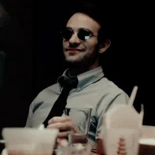 🛐 e1ea295a Daredevil Сорвиголова, Чарли Кокс, Marvel, Супергерой, Человек без страха, Мэтт Мердок telegram sticker