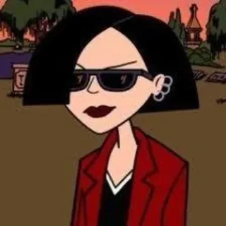 🌟 4392f66f Daria Morgendorffer Daria Daria, Cartoon, 90er, MTV, Sarkastisch, Teenager whatsapp sticker